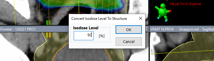 Converting Isodose Level to Structure